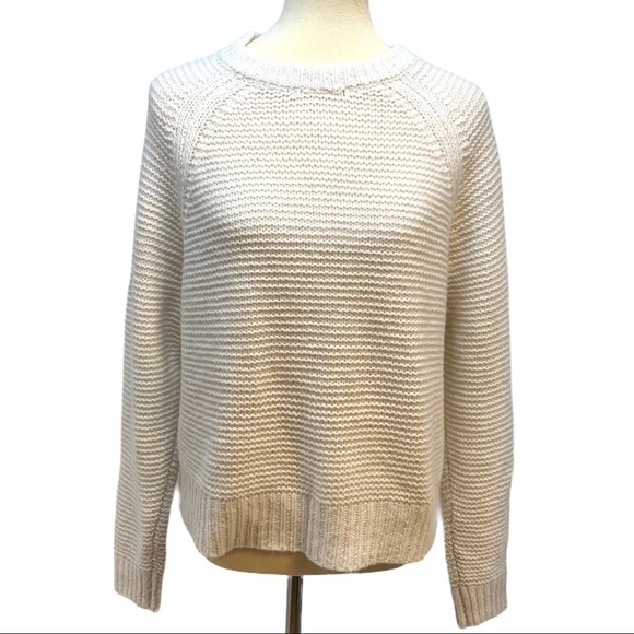 A New Day Ivory Waffle Knit Cozy Sweater - Picture 1 of 11